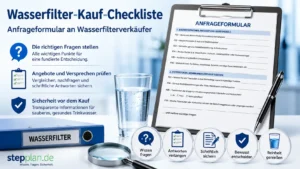 Mehr über den Artikel erfahren Wasserfilter-Kauf-Checkliste