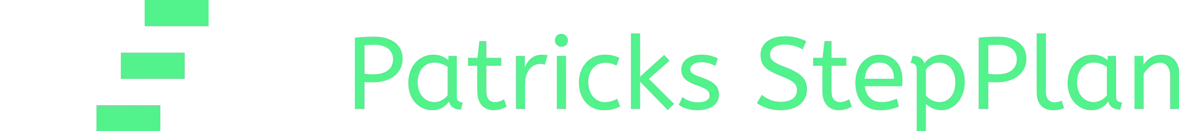 Das Bild zeigt das Logo von Patricks StepPlan - www.stepplan.de